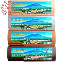 Футляр для очков прямоугольный фотопечать с лаком Камчатка 34782 34782