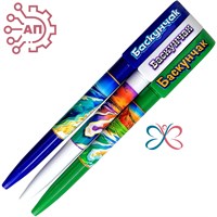 Ручки шариковые печать с лаком в ассортименте Баскунчак 34851 34851