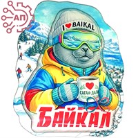 Магнит II со смолой Нерпа с кружкой Байкал, Иркутск 34784 34784