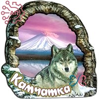 Магнит II Кора с волком Камчатка 34868 34868