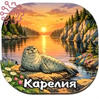 Магнит II серии "Богатая Россия" Тюлень Карелия 34869 34869