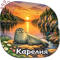 Магнит II серии "Богатая Россия" Тюлень Карелия 34869 34869