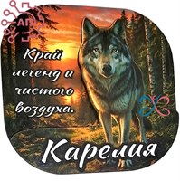 Магнит II серии "Богатая Россия" Волк Карелия 34872 34872