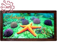 Шкатулка-купюрница со смолой 175 Пейзаж Ливадия, Находка, Волчанец 34894 34894