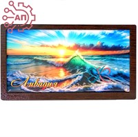 Шкатулка-купюрница со смолой 175 Пейзаж Ливадия, Находка, Волчанец 34894 34894