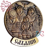 Магнит из гипса Семья медведей Сахалин 34919 34919