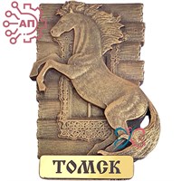 Магнит из гипса Лошадь с резным окном Томск 34925 34925