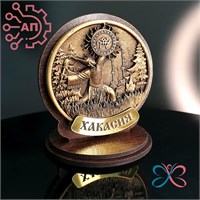 Статуэтка из гипса Шаман с бубном Хакасия, Красноярск 34961 34961
