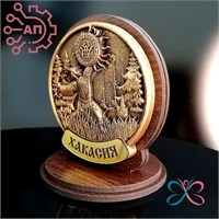 Статуэтка из гипса Шаман с бубном Хакасия, Красноярск 34961 34961