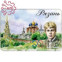 Шкатулка малая резная со смолой Коллаж Рязань 33157 33157