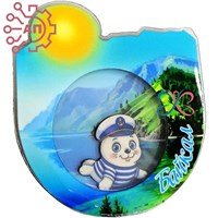 Магнит III с закрытой фурнитурой Пейзаж в круге Байкал, Иркутск 34690 34690
