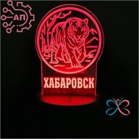 3D светильник - ночник печать с лаком Тигр Хабаровск 34986 34986