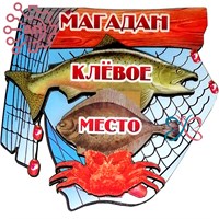 Магнит II Рыба на сетке Магадан FS006540 FS006540