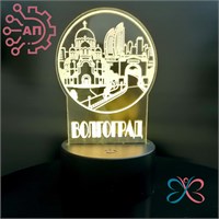 3D светильник - ночник печать с лаком Коллаж Волгоград 35056 35056