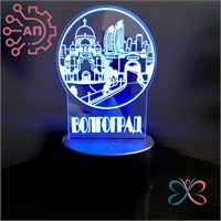 3D светильник - ночник печать с лаком Коллаж Волгоград 35056 35056