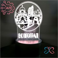 3D светильник - ночник печать с лаком Коллаж Волгоград 35056 35056