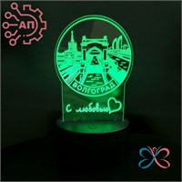 3D светильник - ночник печать с лаком Коллаж Волгоград 35057 35057