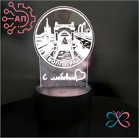 3D светильник - ночник печать с лаком Коллаж Волгоград 35057 35057