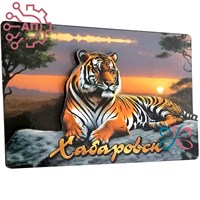 Магнит II Тигр на закате Хабаровск 35088 35088