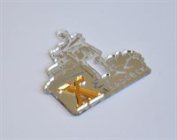 Купить магнитик зеркальный комбинированный памятник с достопримечательностями серебряный муравьев - фото 9914