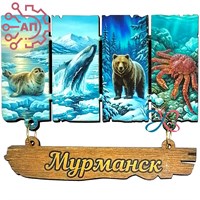 Магнит I с подвесами Дощечки коллаж Мурманск 35221 35221